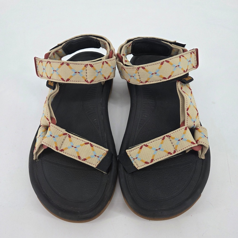 Teva Terra Fi Lite Womens 7 Tan Geometric Webbing Hiking Sandals